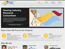 Tablet Screenshot of hearingirc.com